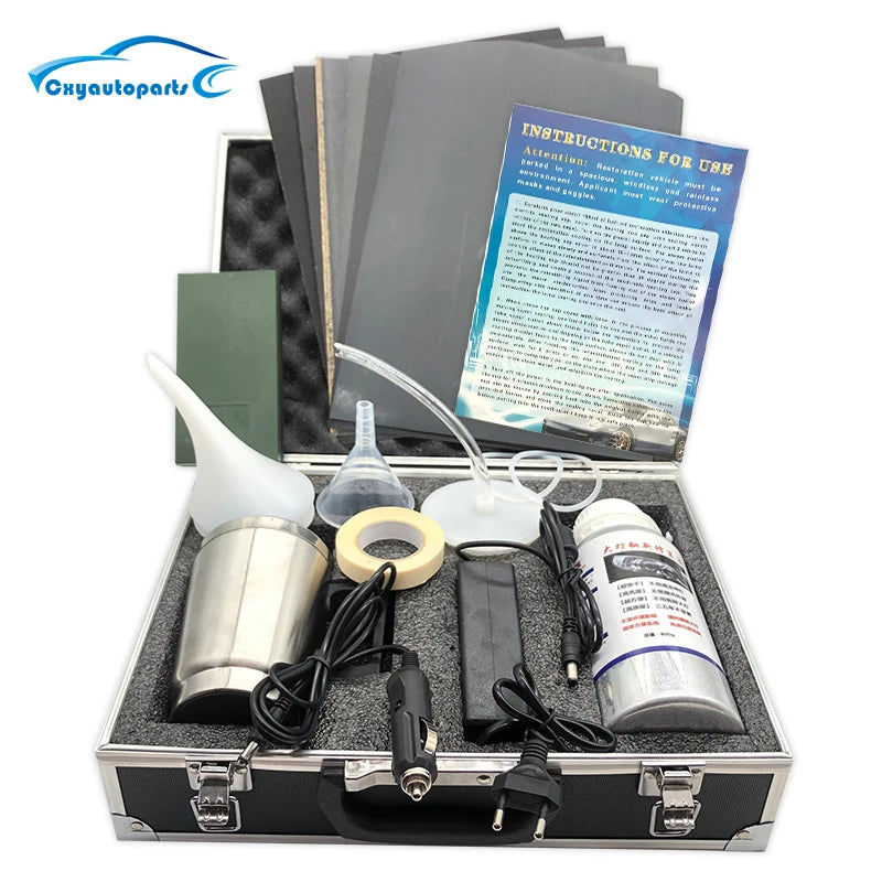 Car Headlight Polishing Restoration Kit Auto Headlight Restorer Repair Set 800ML Liquid Polymer Evaporator