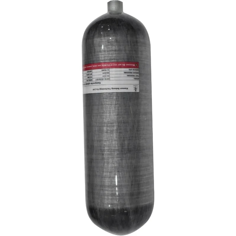 Tuxing 4500 Psi Carbon Fiber Scuba Tank 6.8L 414 Cu In High Pressure Composite Cylinder Diving Tank Deep Dive Gas Cylinder