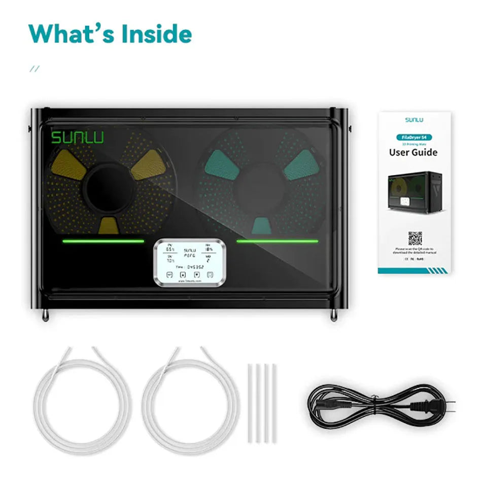 Sunlu S4 Filament Dryer Box Large Capacity 350W PTC Heater for 3D Printing Accessories