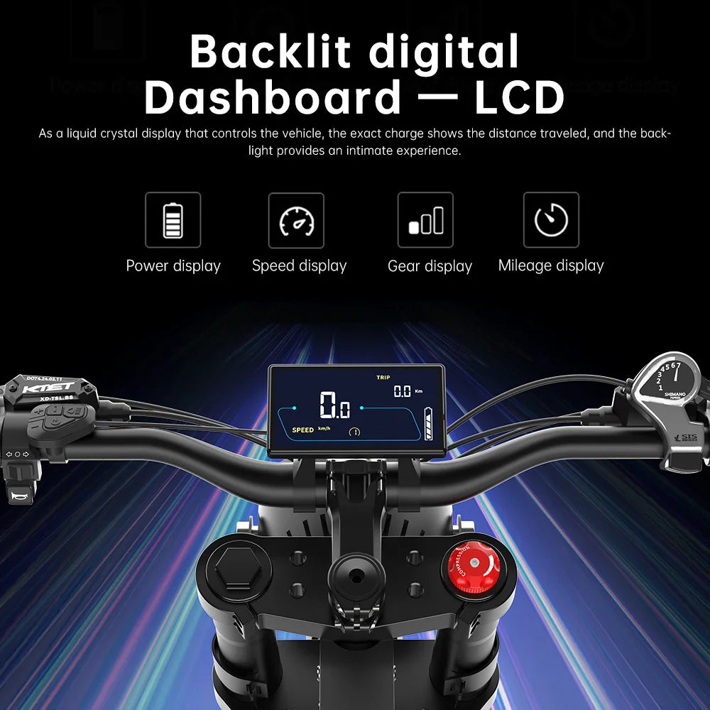 EKX X21 Adults Electric Bike 2000W 48V 35AH Samsung Battery 55km/h Off Road Mountain Ebike 20 Inch 4.0 Tyres