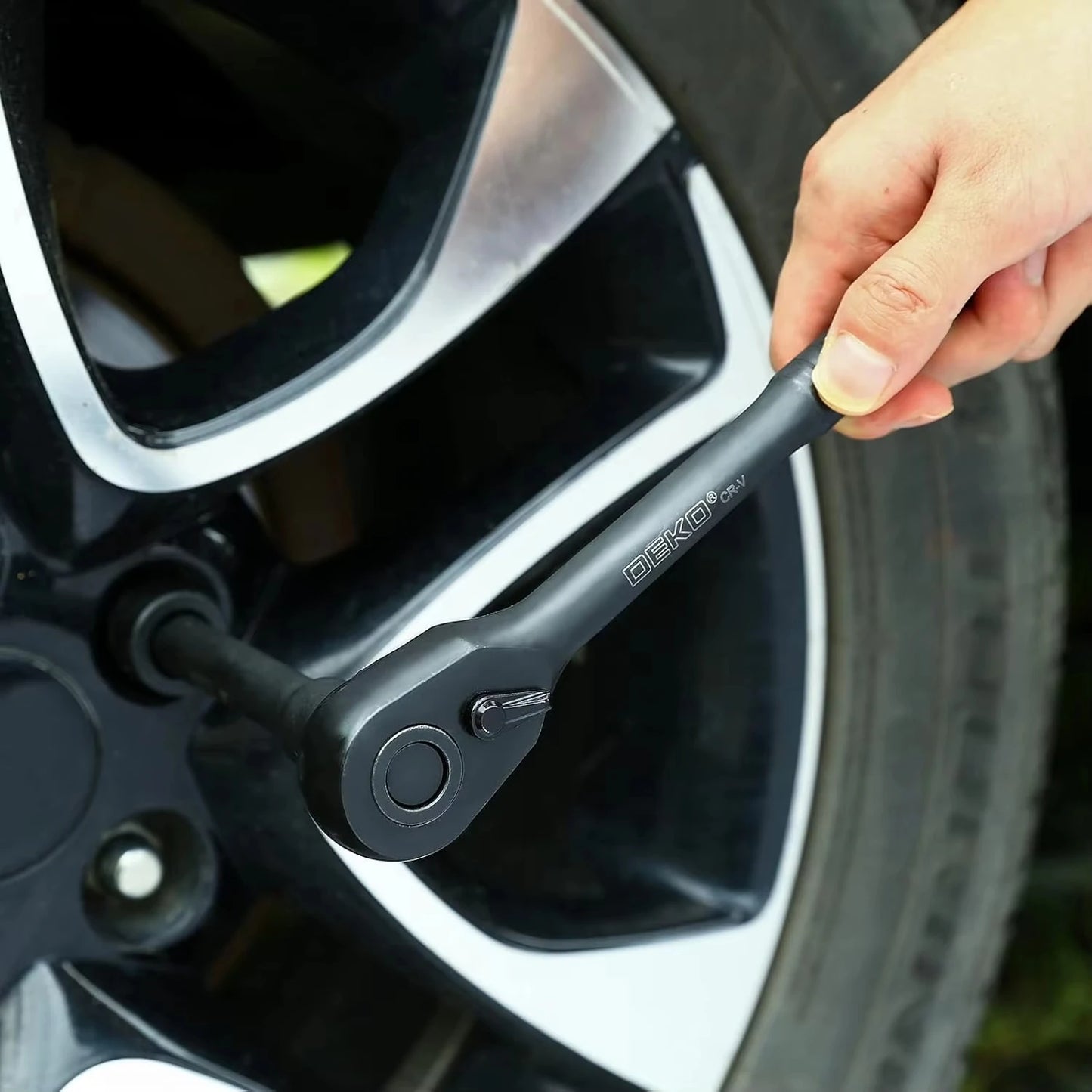 Deko Half Inch Drive Socket Set 23 Piece Ratchet Tool