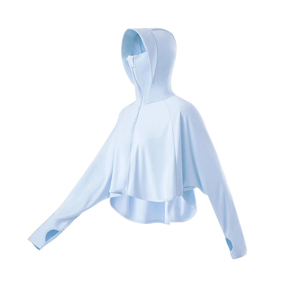 OhSunny Women's Sunscreen Jacket Outdoor Casual UV Protection Hoodie UPF50+ Breathable Coat for Running and Cycling