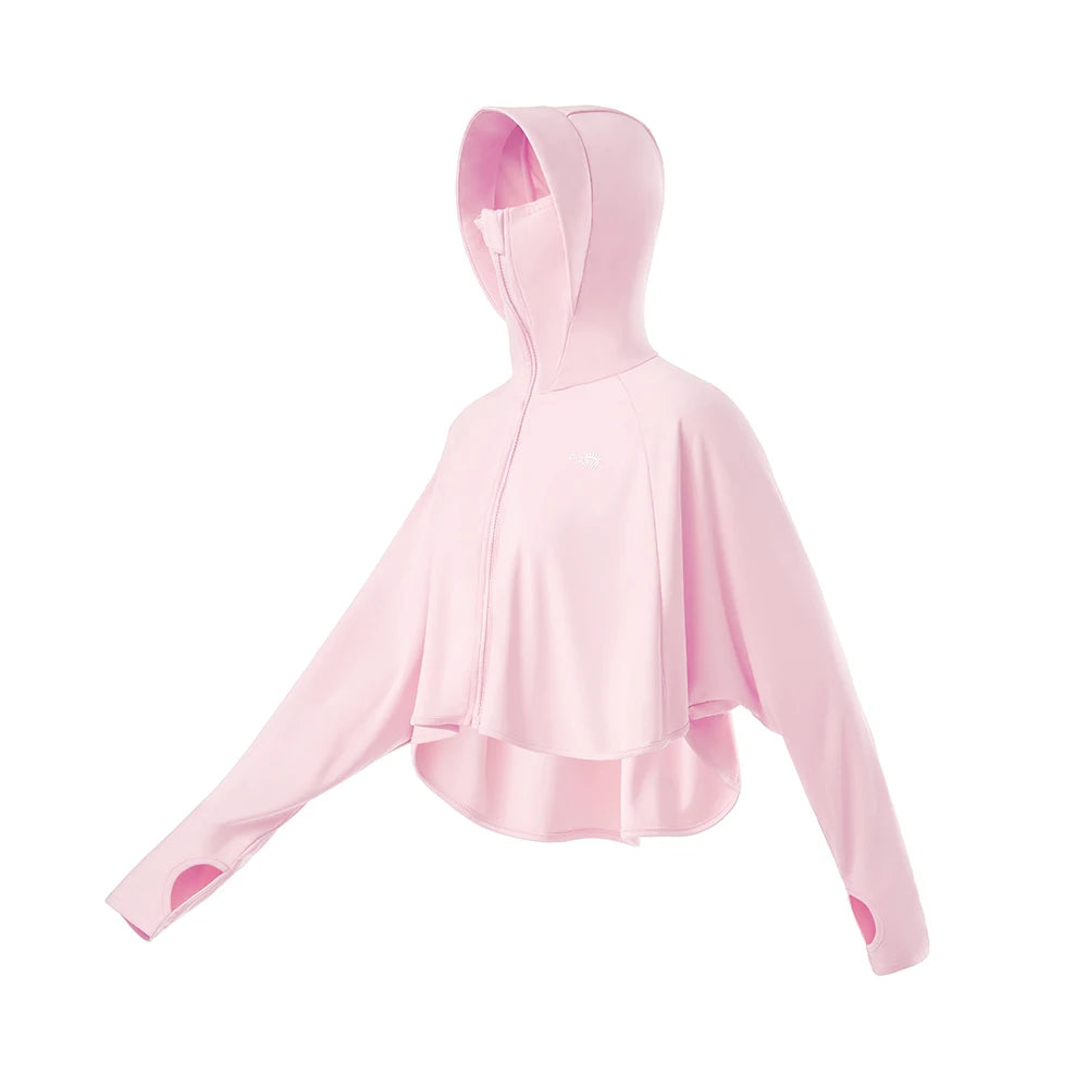 OhSunny Women's Sunscreen Jacket Outdoor Casual UV Protection Hoodie UPF50+ Breathable Coat for Running and Cycling