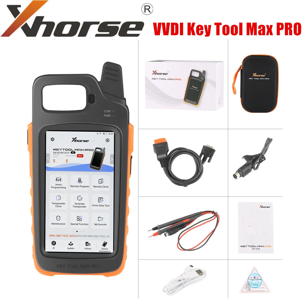 Xhorse VVDI Key Tool Max Pro With Mini OBD Tool Function Battery Voltage and Leakage Current Support