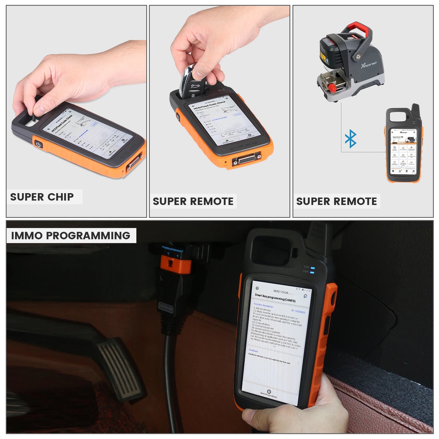 Xhorse VVDI Key Tool Max Pro With Mini OBD Tool Function Battery Voltage and Leakage Current Support