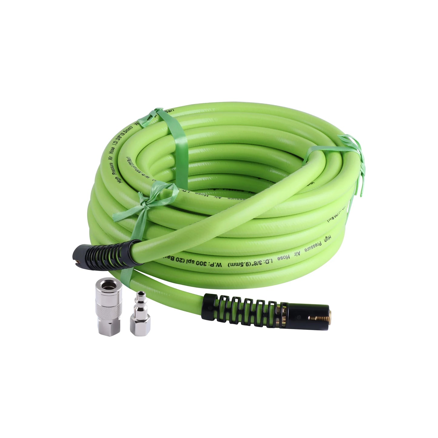 Air Hose 3/8 Inch Heavy Duty Lightweight Kink Resistant Flexible Compressor 300 PSI Working Pressure