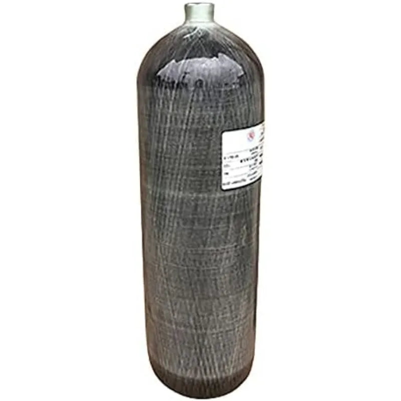 Tuxing 4500 Psi Carbon Fiber Scuba Tank 6.8L 414 Cu In High Pressure Composite Cylinder Diving Tank Deep Dive Gas Cylinder