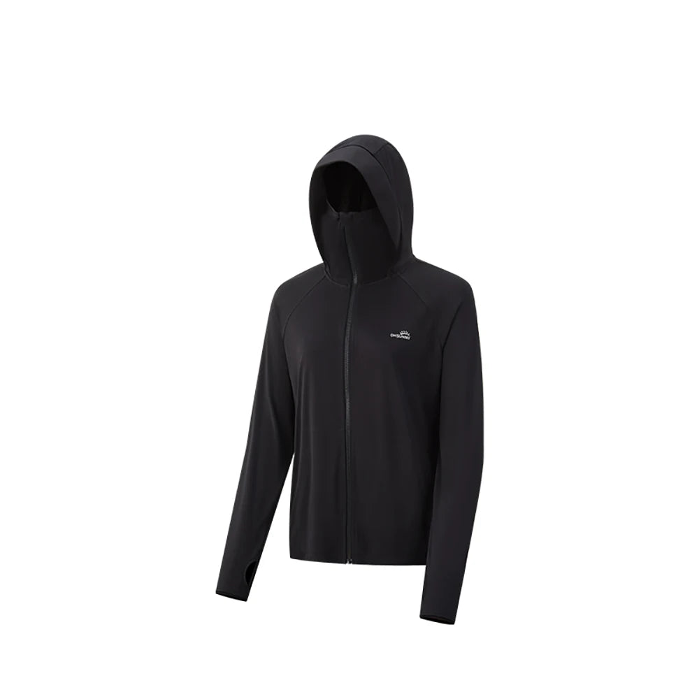 OhSunny Women's Sunscreen Jacket Outdoor Casual UV Protection Hoodie UPF50+ Breathable Coat for Running and Cycling