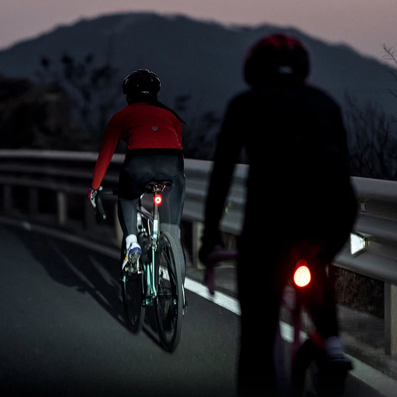 Rockbros Waterproof Type C Rechargeable Bicycle Headlight 200M Range With Tail Light Cycling Accessory