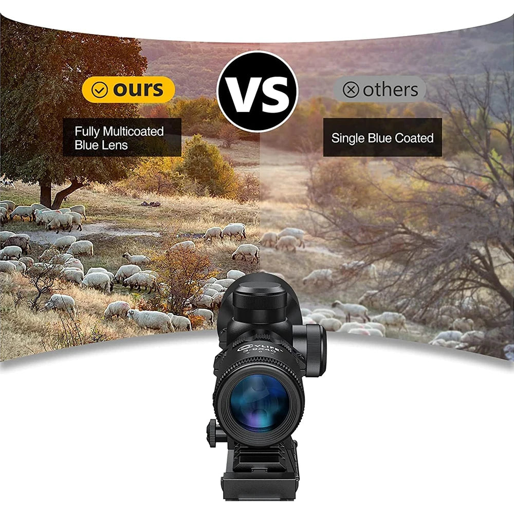 3-9X40 Hunting Deer Air Rifle Scope Wire Rangefinder Reticle Crossbow Mil Dot Riflescope Optical Sights