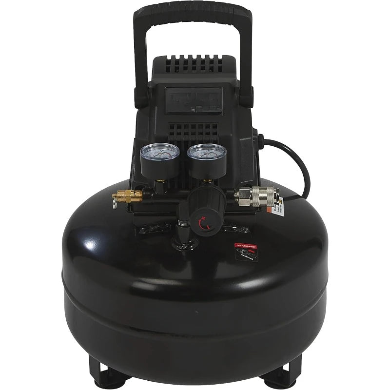 Oil Free Pancake Air Compressor 0.3 HP 3 Gallons 110 PSI Portable US Origin