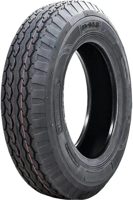 Set of 4 NM519 Premium Trailer Tires ST8 14.5 8X14.5 Load Range G 14 Ply Black Side Wall All Season Highway Performance
