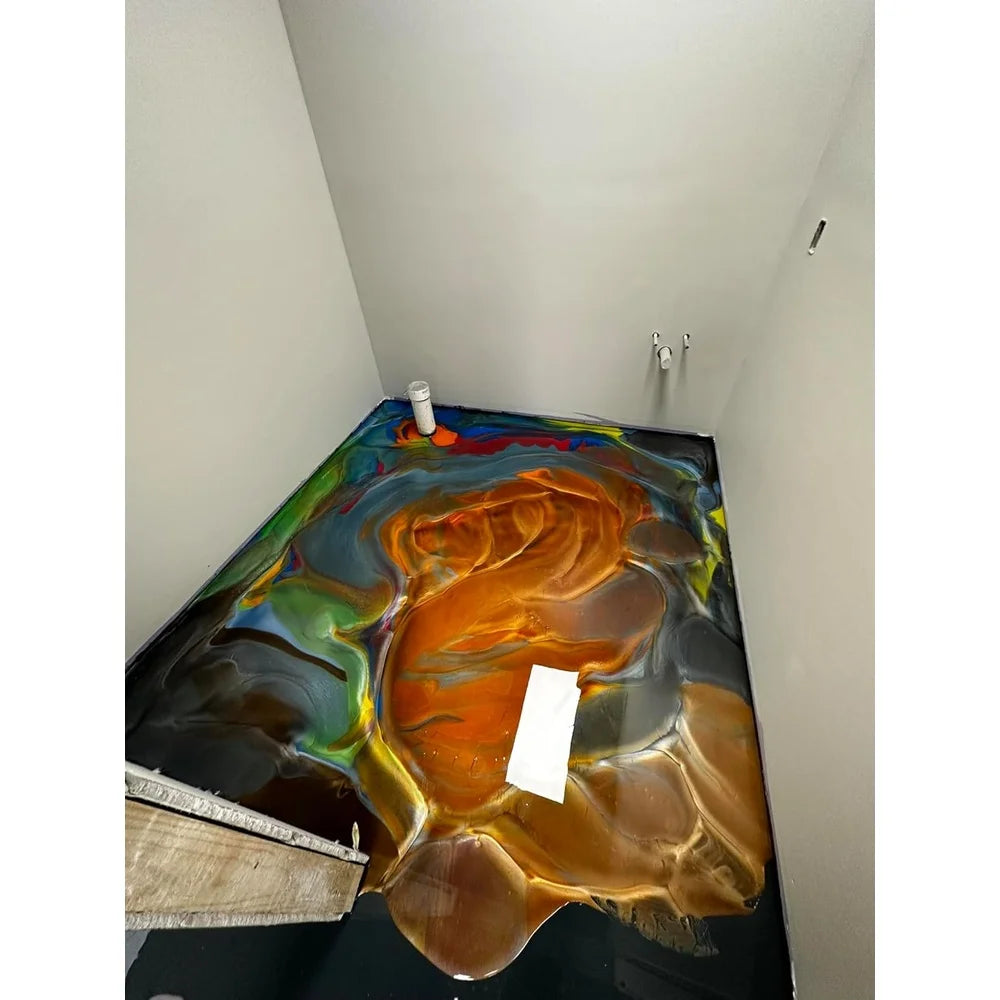 100 Solids Epoxy Resin Kit Self Leveling Gloss 3 Gal Low VOC