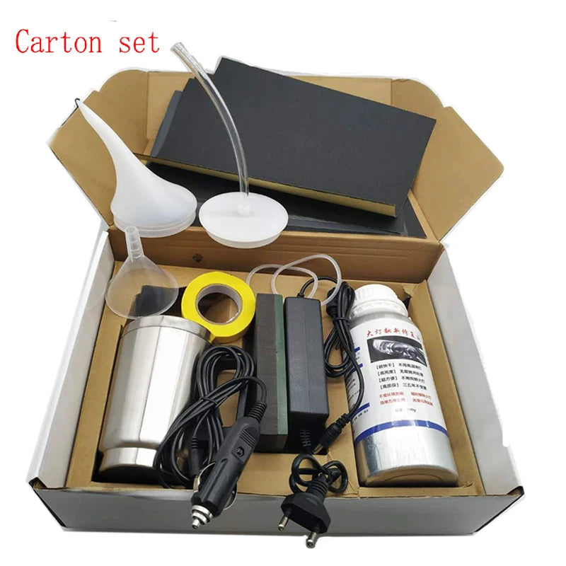 Car Headlight Polishing Restoration Kit Auto Headlight Restorer Repair Set 800ML Liquid Polymer Evaporator