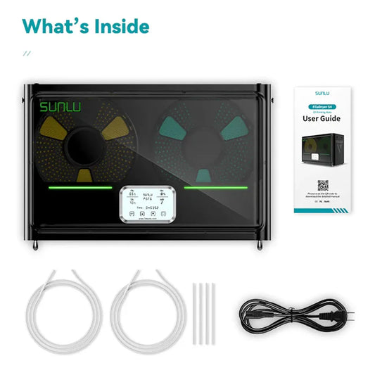 Sunlu S4 Filament Dryer Box 4 Spools Large Capacity Fast Heating Filament Holder 350W PTC Heater for 3D Printing Accessories