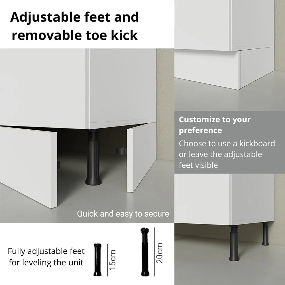 Heavy Duty Garage Cabinet With 2 Doors 3 Drawers 47 Inch