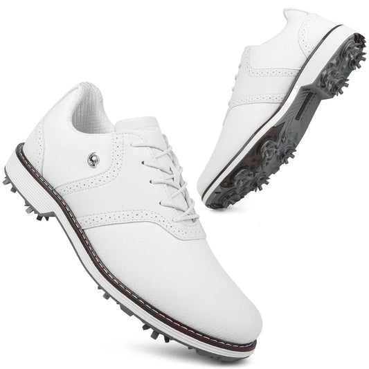 Spikes Golf Shoes Men Size Seven To Fourteen For Golfers
