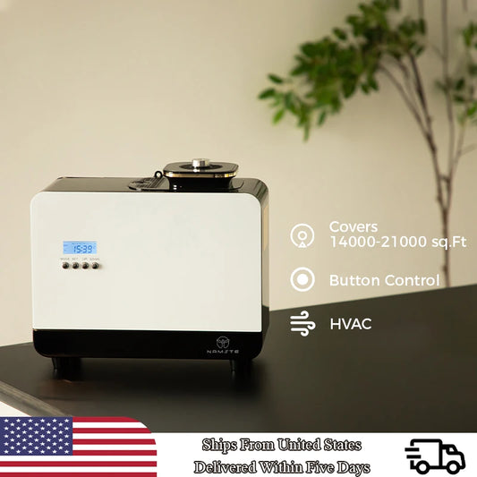 30000 Feet Namste Aroma Diffuser Home Fragrance 800ML Essential Oil Air Purifier Metal Body 14W Power