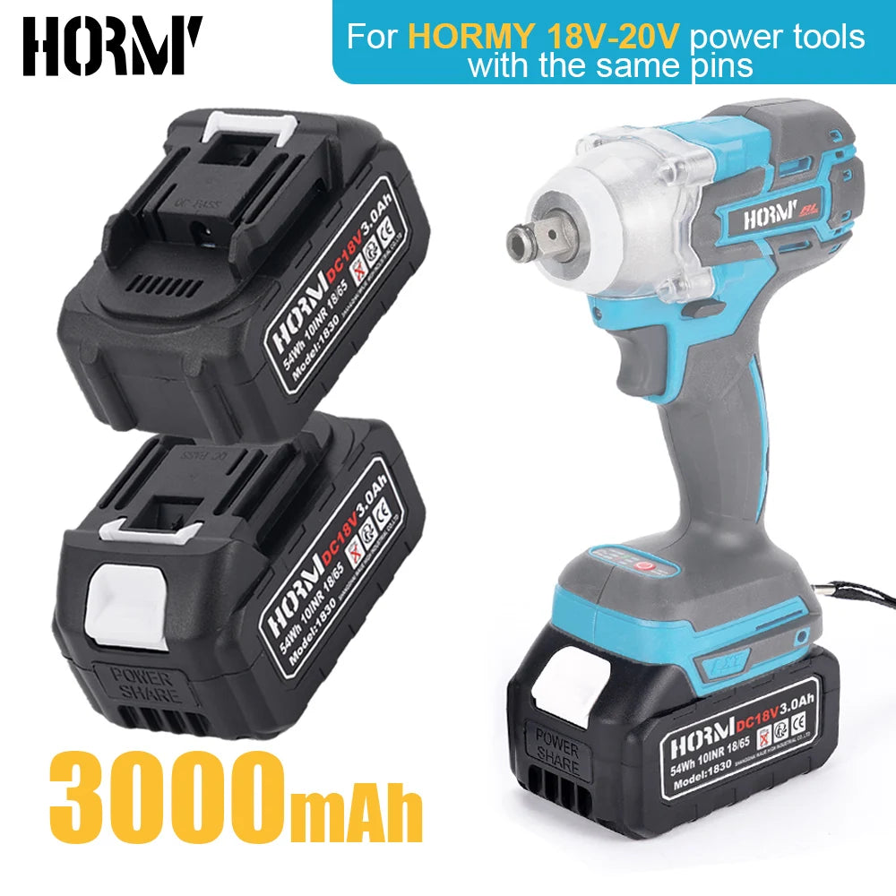 Rechargeable 18V 3000mAh Lithium Battery For Makita MT1830