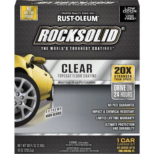 Rust Oleum Polycuramine Garage Floor Top Coat High Gloss
