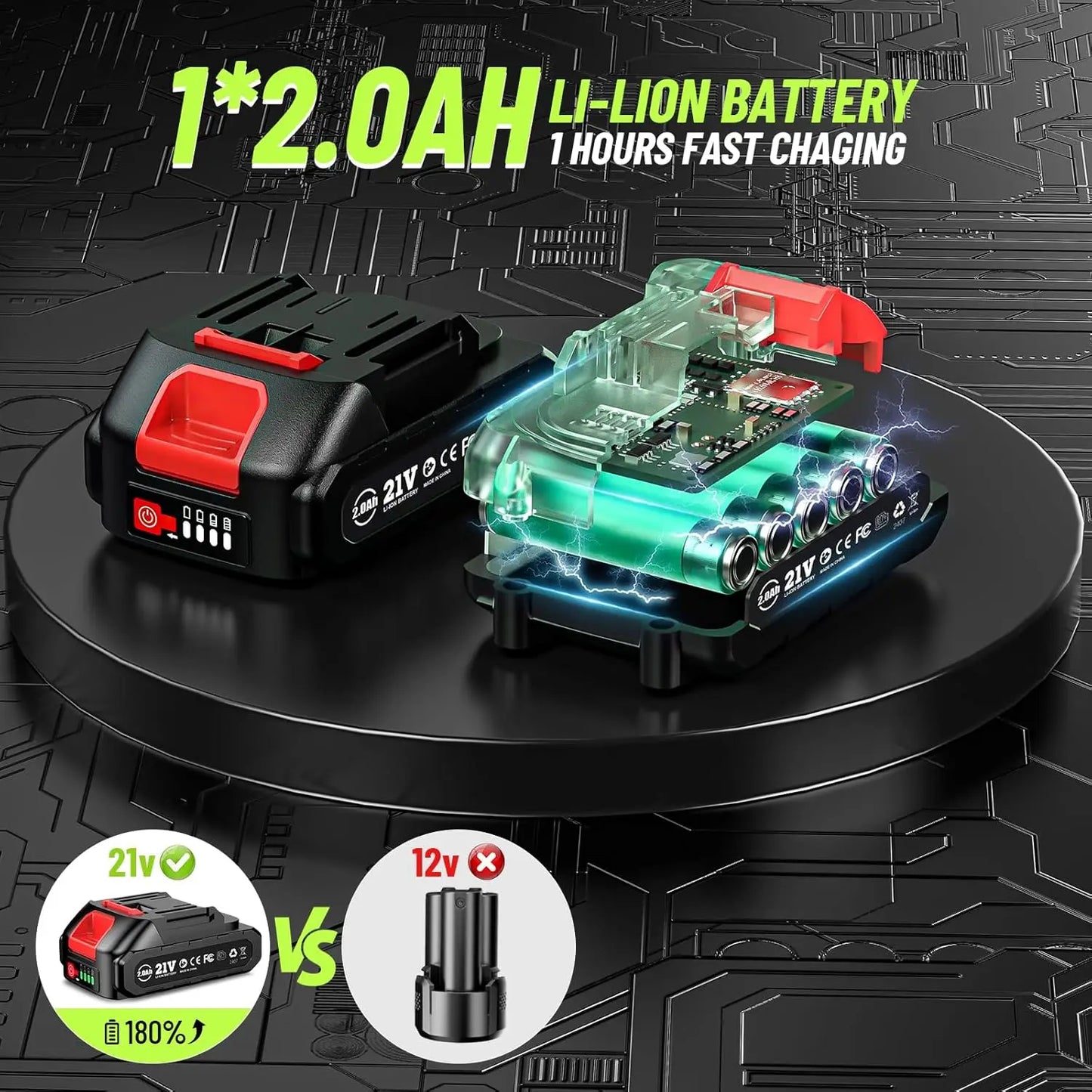 Cordless Ratchet Wrench 3 Eighths Inch 58 Ft Lbs 400 RPM