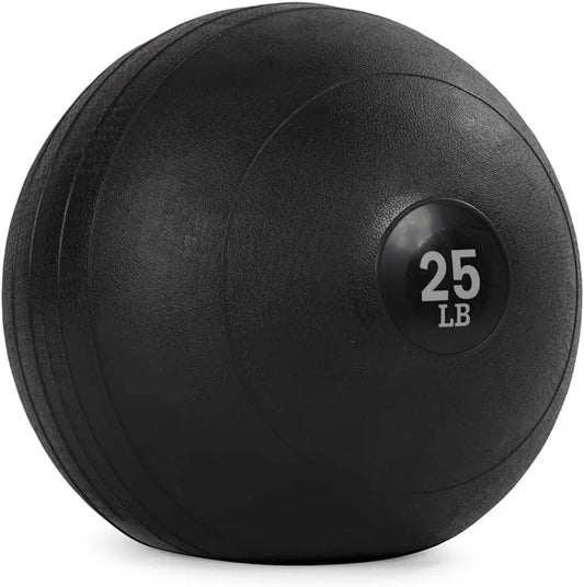 25 Lb Rubber Slam Ball Textured Surface For Strength