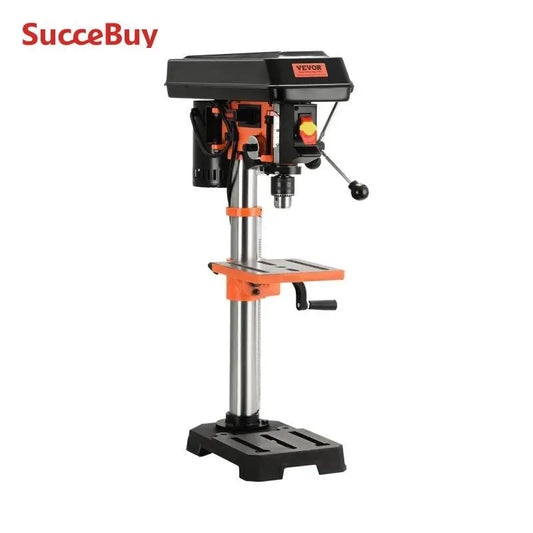 SucceBuy Tabletop Drill Press 120V 5 Speed 10 Inch Swing