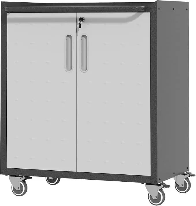 Metal Storage Cabinet With Wheels Rolling Tool Cabinet