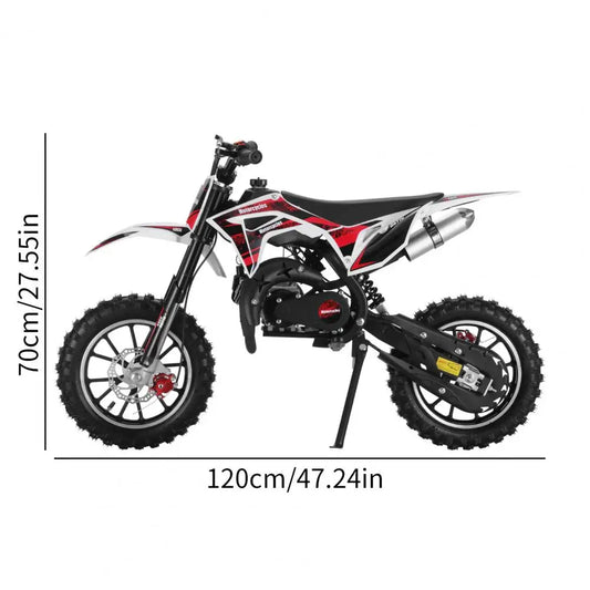 49cc Kids Dirt Bike 2 Stroke Gas Powered Motocross Mini