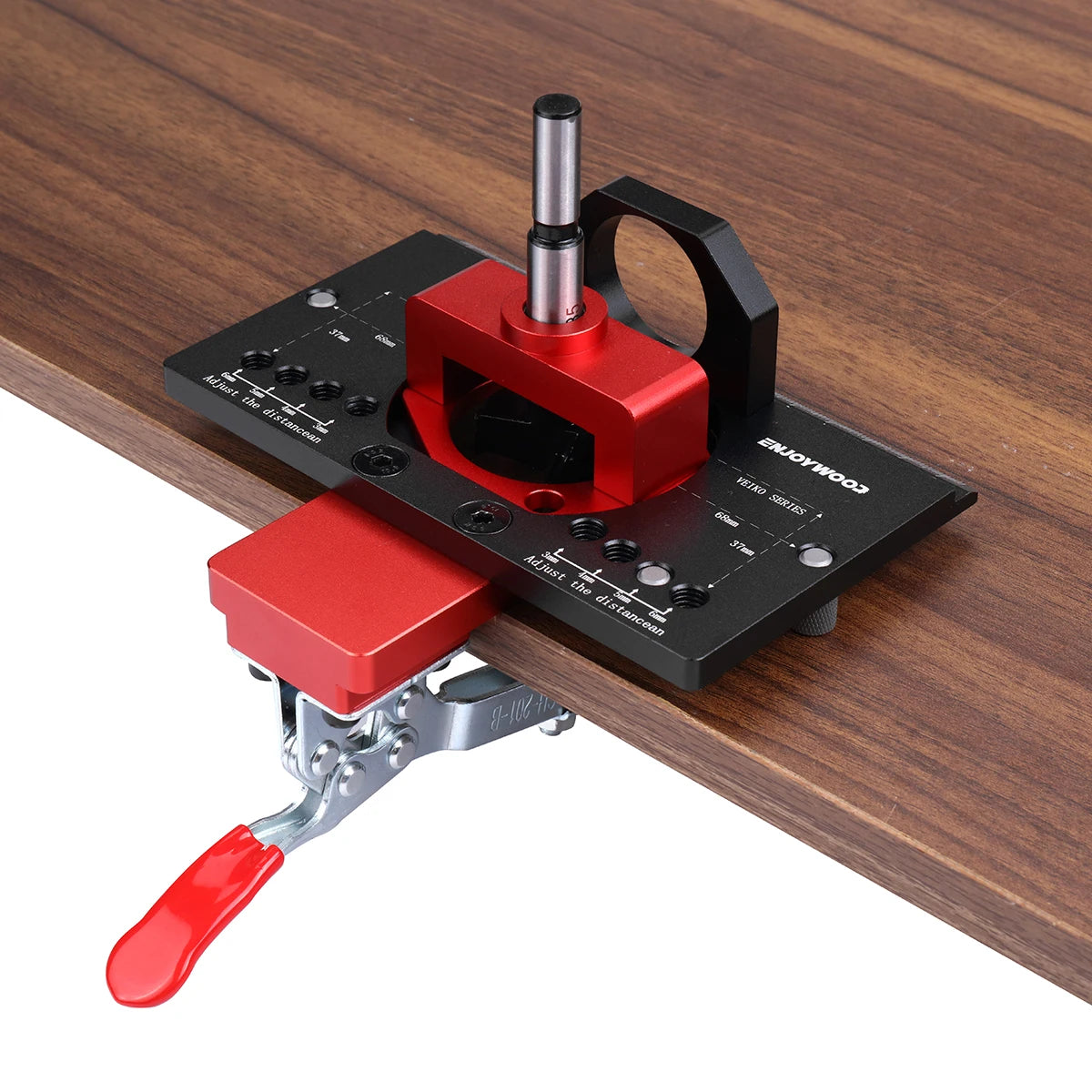 Metal Concealed Hinge Jig With Quick Clamp For Woodworking