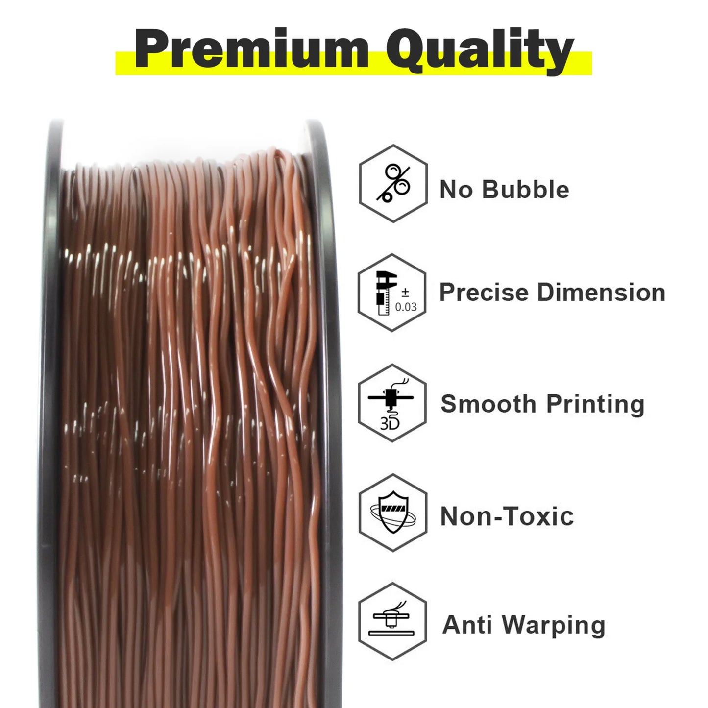 GEEETECH 10Kg TPU 3D Printer Filament 1kg 2.2LBS Spool 1.75mm Non-Toxic Vacuum Packaging Shore Hardness 95A