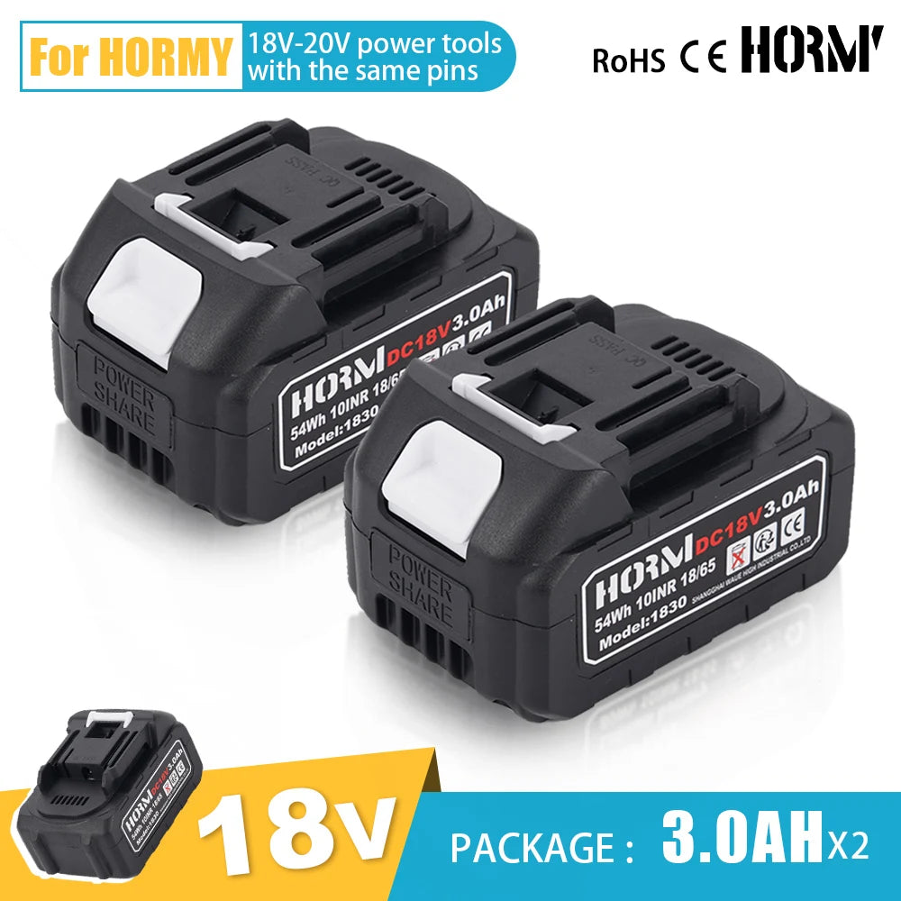 Rechargeable 18V 3000mAh Lithium Battery For Makita MT1830