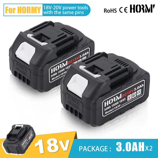 Rechargeable 18V 3000mAh Lithium Battery For Makita MT1830