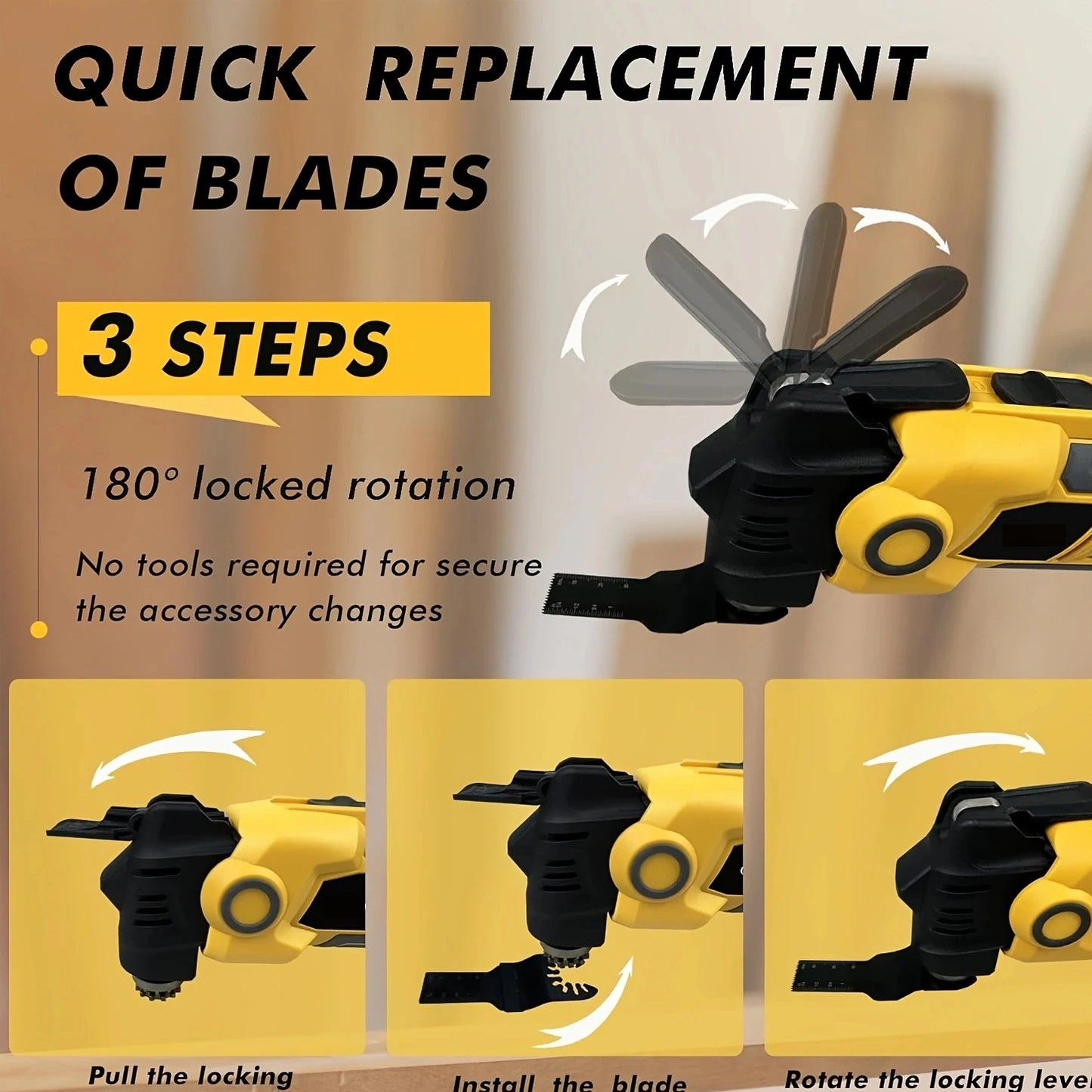 20V Max Cordless Oscillating Multi Tool Kit With Blades