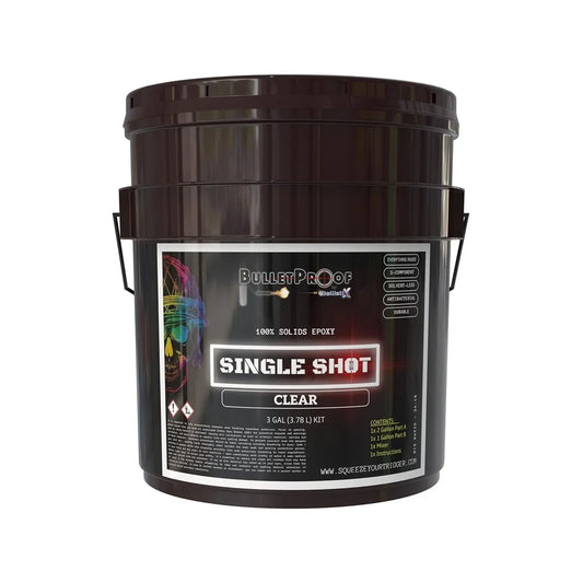 100 Solids Epoxy Resin Kit Self Leveling Gloss 3 Gal Low VOC